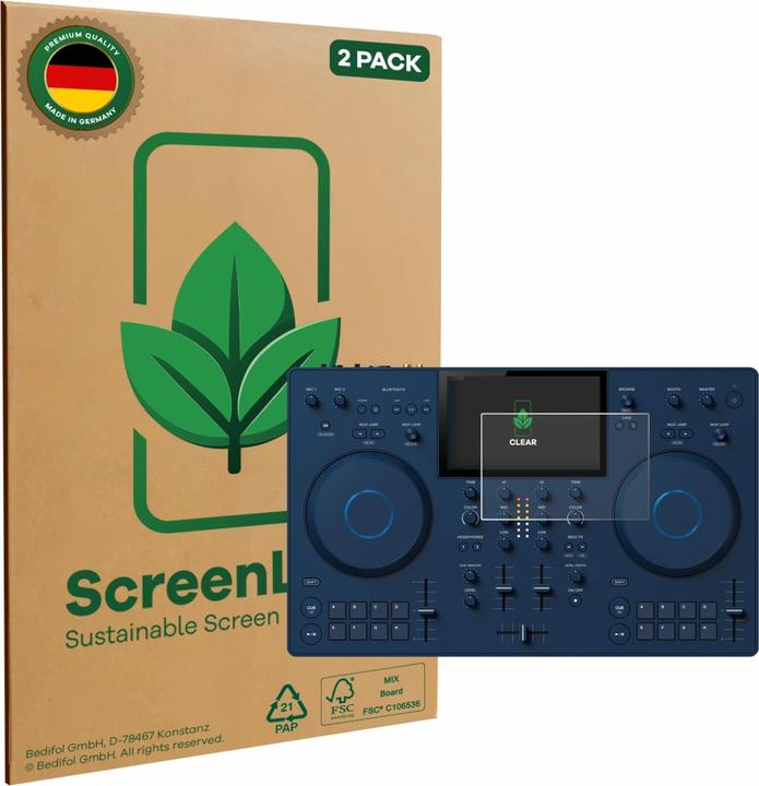 Actual product image ScreenLeaf Screen Protector sustainable Screen Protection, clear, anti-scratch