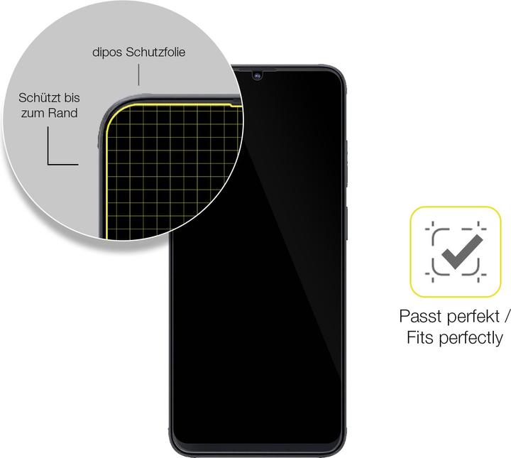 Actual product image Dipos Screen Protector Full-Cover 3D (2 Piece, Cubot X70)