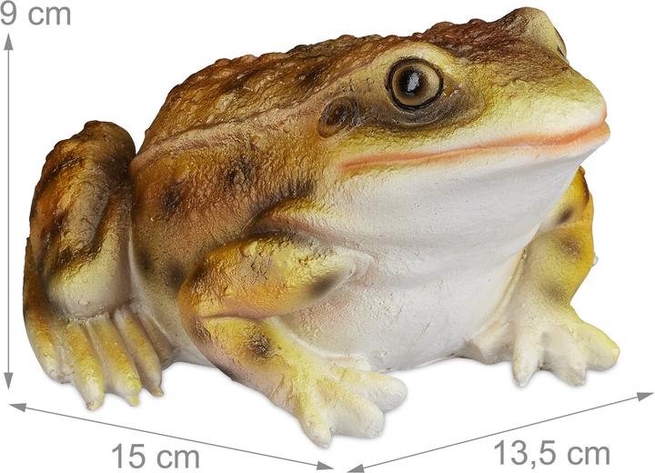Image du produit Relaxdays Statue de jardin Crapaud