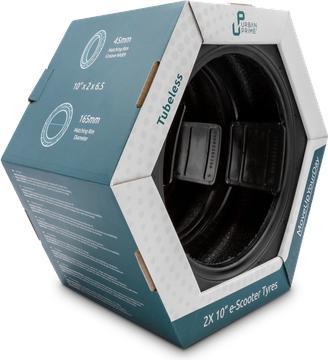 Actual product image Urban Prime Kit De 2 Pneus 10 Tubeless Compatible Toutes Trottinettes 10.