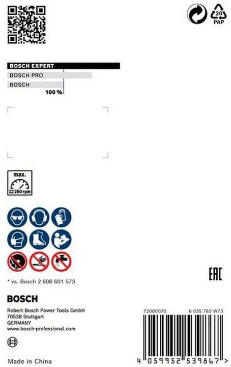 Actual product image Bosch Professional Zubehör EXPERT Concrete diamond cup wheel, 125 x 22.23 x 4.5 mm