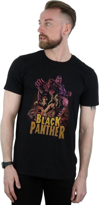 Actual product image Mens Black Panther Ninja T-Shirt (XL)