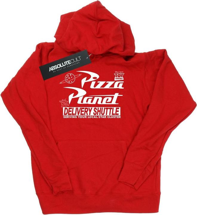 Immagine prodotto Disney Toy Story Pizza Planet Logo Felpa con Cappuccio Donna (S)