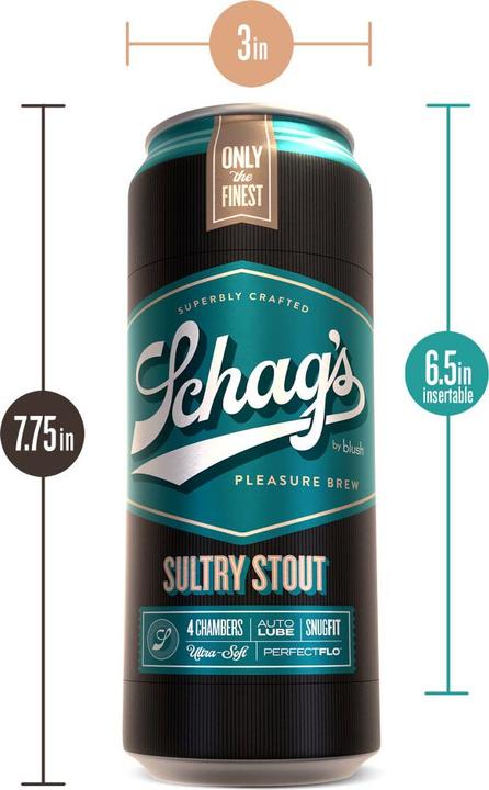 Image du produit Blush Schag's - Sultry Stout Masturbateur - Frosted