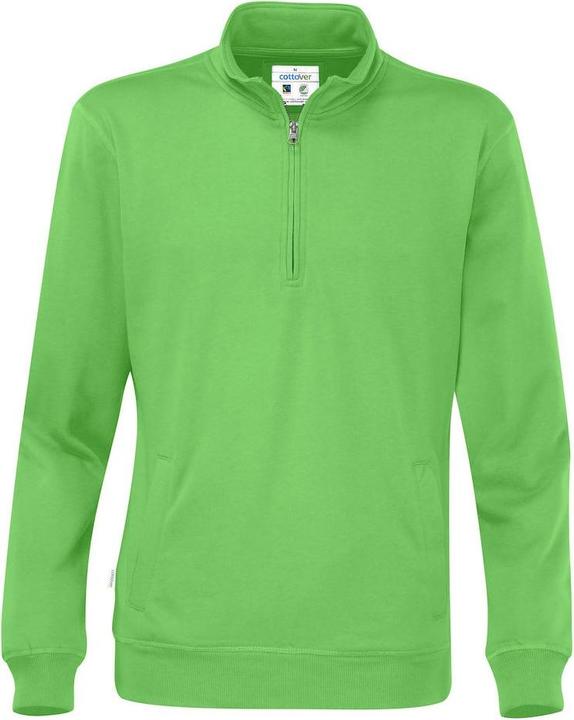 Produktbild Cottover Sweatshirt mit halbem Reissverschluss (L)