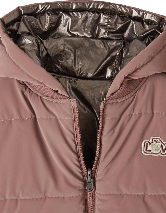 Produktbild Vertbaudet Mädchen Wende-Jacke mit Kapuze, Wattierung Recycling-Polyester (92)