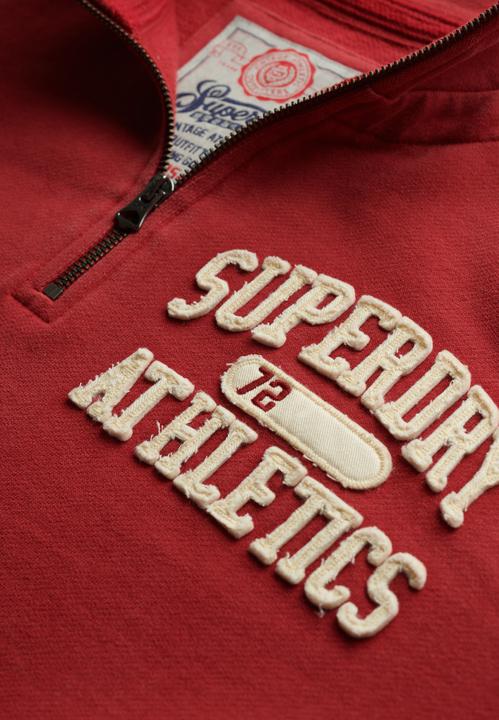 Produktbild Superdry Vintage Athletic Sweatshirt mit halblangem Reissverschluss (M)
