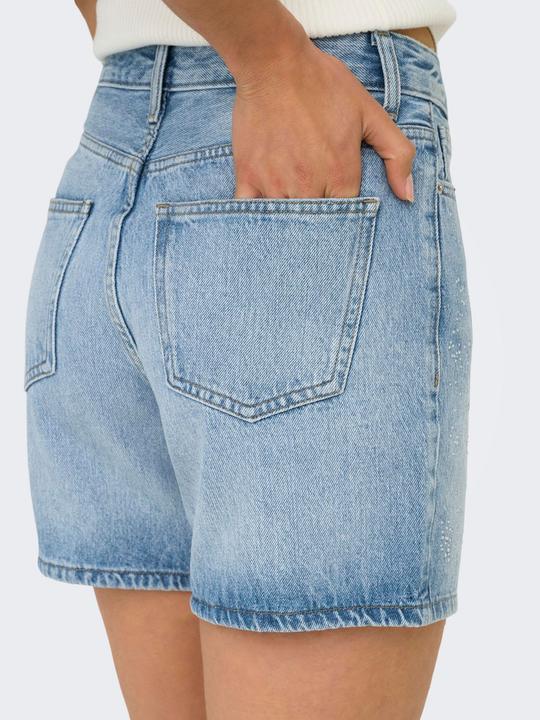 Image du produit Only ONLJOSE Hohe Taille Normal geschnitten Jeans-Shorts Jeans-Shorts (M)
