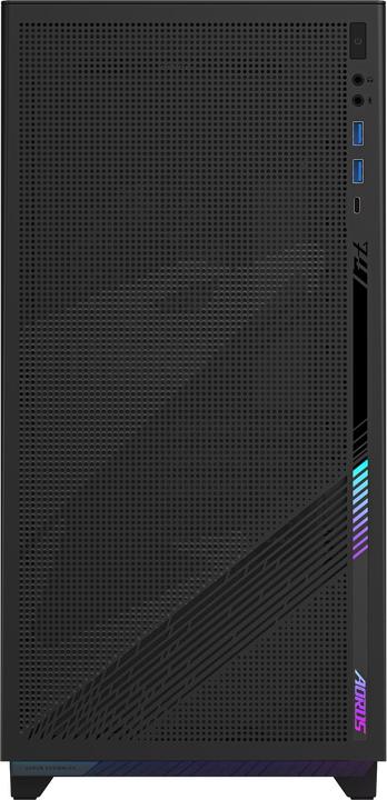 Immagine prodotto Gigabyte AC400G Case per PC Pannello laterale in vetro temperato a grandezza naturale con 2xUSB 3.0 (Mini-ITX, ATX)