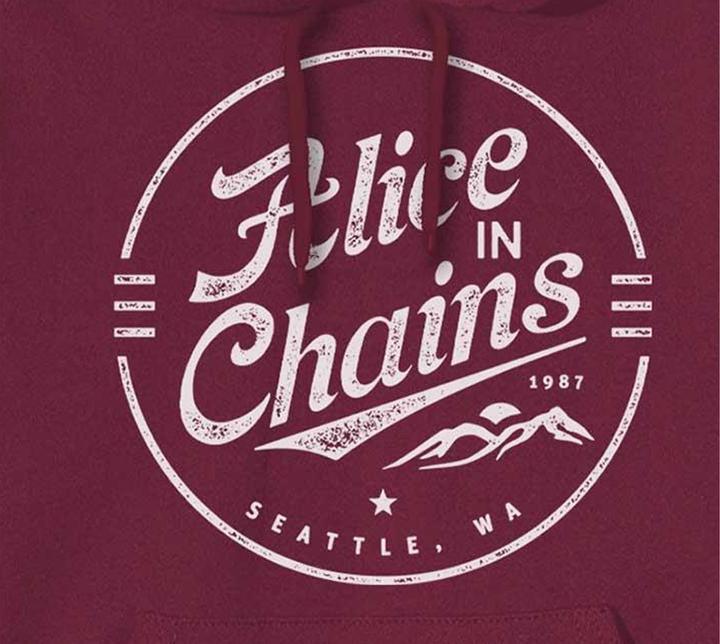 Immagine prodotto Alice In Chains Felpa con cappuccio Circle Logo Pullover Unisex Adulto (S)