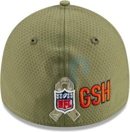 Actual product image New Era NFL - Chicago Bears - On Field 2019 Salute to Service Olivee 39Thirty Cap Olive LXL (59, 60, 62)