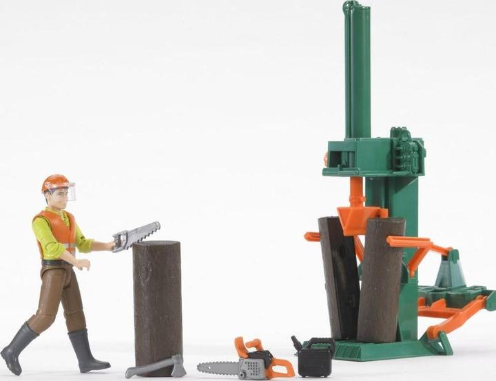 Actual product image Bruder BR Forestry set bWorld with figure