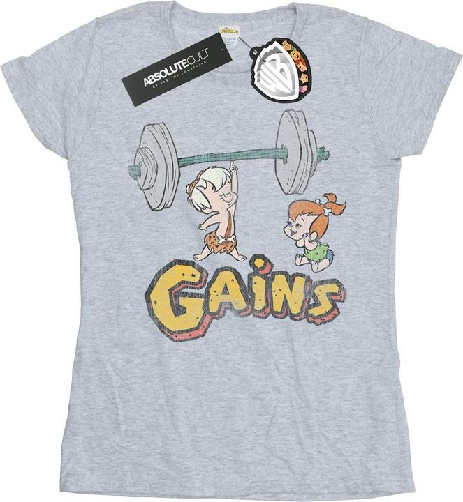 Immagine prodotto The Flintstones Bam Bam Gains Distressed Maglietta Donna (L)