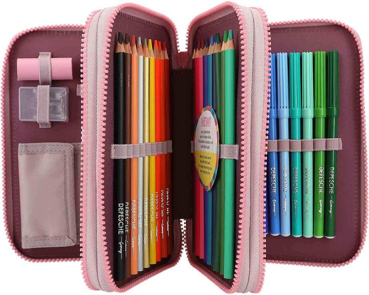 Actual product image Depesche TOPModel - Triple Pencil Case BEST FRIENDS LED ( 0411753 )