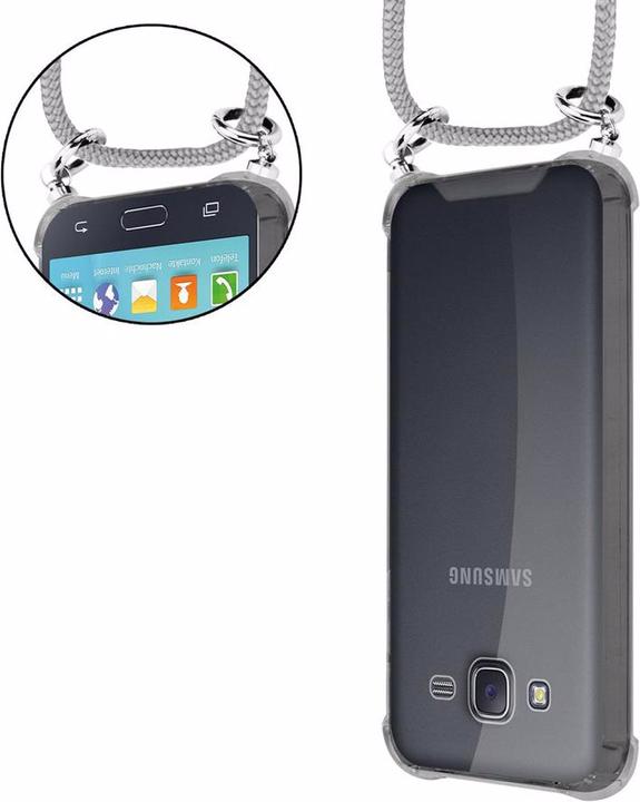 Produktbild Cadorabo TPU Handy Kette SILBER Cover