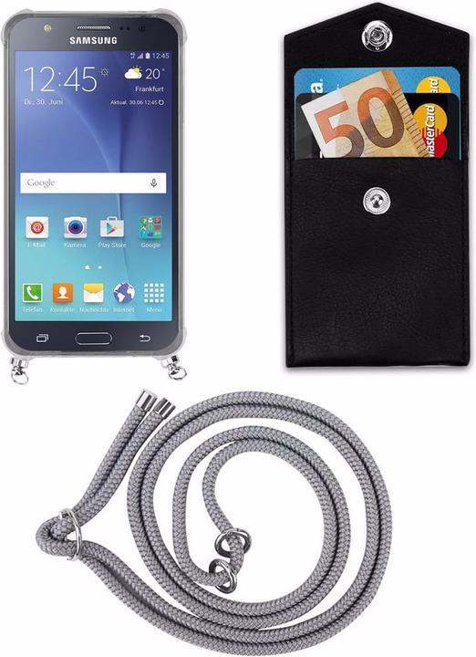 Produktbild Cadorabo TPU Handy Kette SILBER Cover
