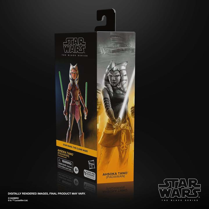 Image du produit Hasbro Star Wars : The Clone Wars Black Series figurine Ahsoka Tano (Padawan) 15 cm