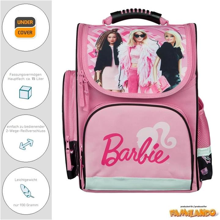 Actual product image Familando Ergonomisches Barbie Schulranzen-Set (15 l)