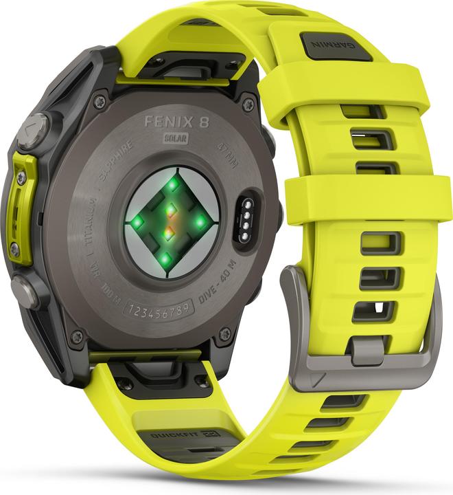 Actual product image Garmin Fenix 8 Solar Sapphire Titanium (47 mm)
