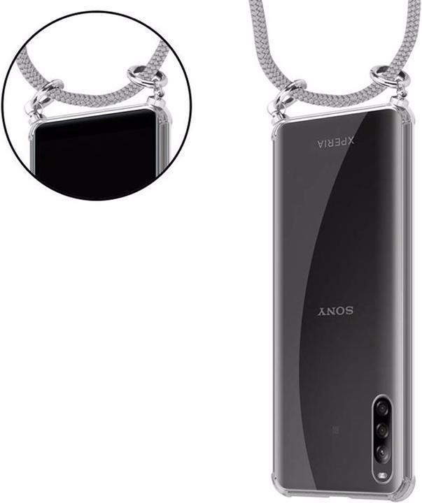 Produktbild Cadorabo TPU Handy Kette SILBER Cover