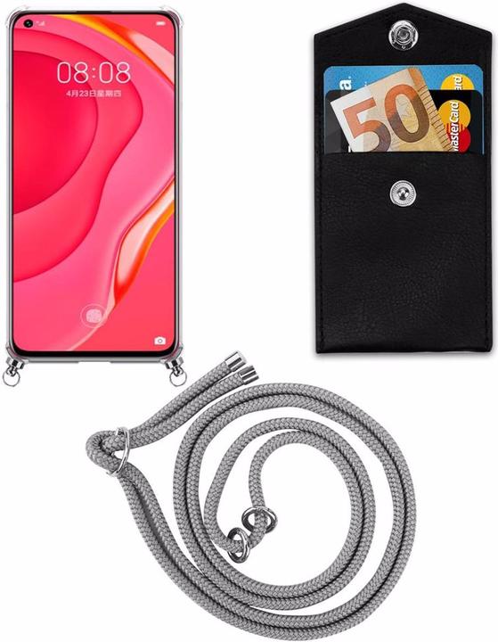Produktbild Cadorabo TPU Handy Kette SILBER Cover