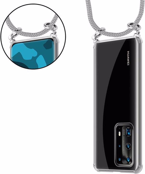 Produktbild Cadorabo TPU Handy Kette SILBER Cover