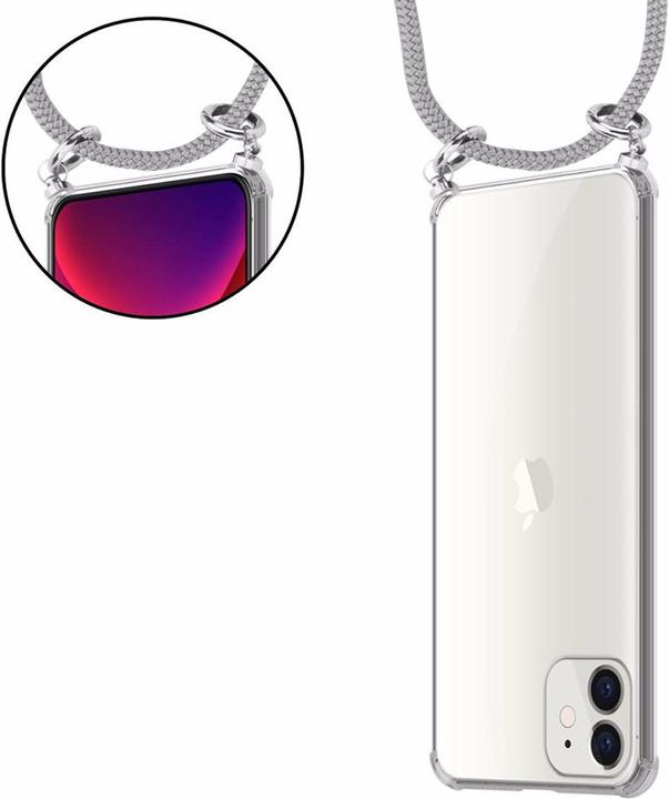 Produktbild Cadorabo TPU Handy Kette SILBER Cover