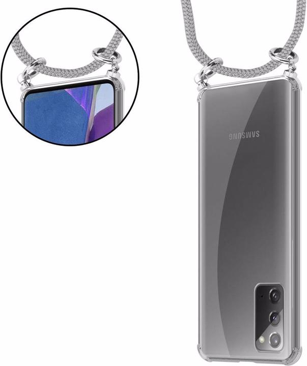 Produktbild Cadorabo TPU Handy Kette SILBER Cover