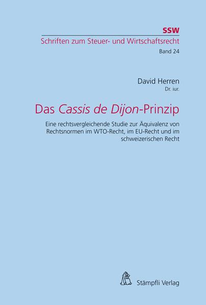 Actual product image Das Cassis de Dijon-Prinzip (German, David gentlemen, 2014)