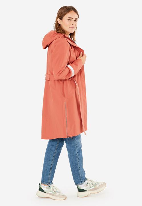 Image du produit Btwin Regentrenchcoat City 940 imperméable femme terracotta (M)
