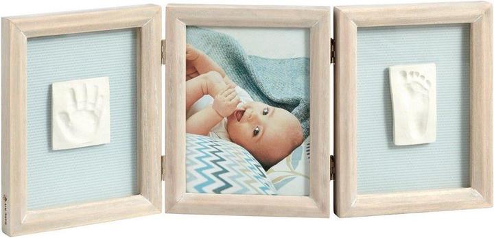 Baby Art My Baby Touch Wooden Double Frame