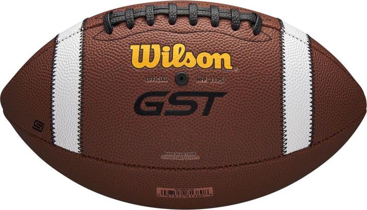 Wilson GST OFFICIAL COMPOSITE Football, YOUTH Brown, 360 g