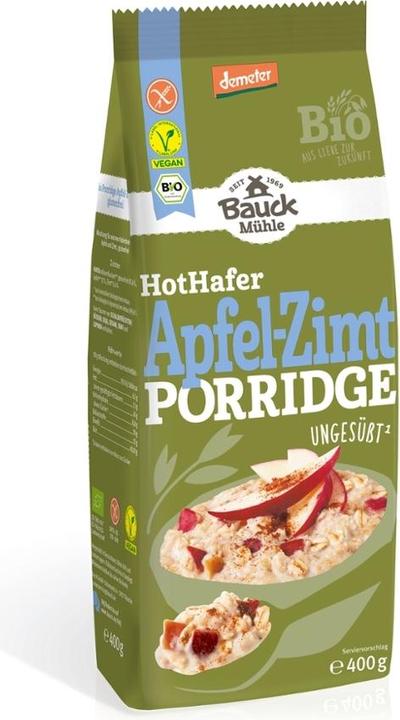 Actual product image Bauckhof Porridge hot oats (400 g)