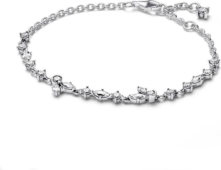Produktbild Pandora Funkelndes Herbarium Cluster Kettenarmband (18 cm, Sterling Silber 925)