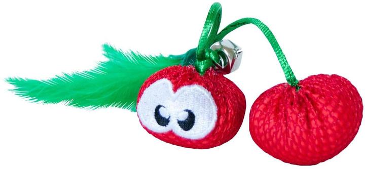 Petstages Katzen-Spielzeug Dental Cherries, Rot (Katzenminzespielzeug)