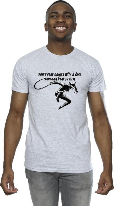 Image du produit - T-shirt CATWOMAN DON'T PLAY GAMES - Homme (3XL)