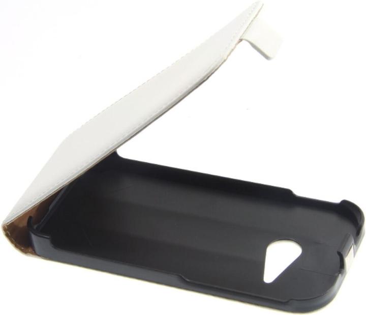 Produktbild OEM Slim Leather Flip Case HTC M8 mini - White (HTC One Mini 2)
