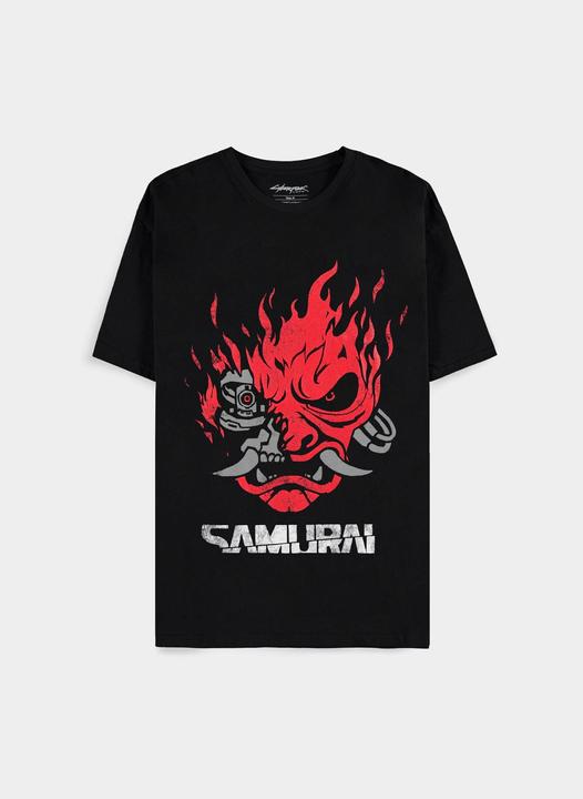 Actual product image Difuzed Cyberpunk 2077 - Samurai Bandmerch Men's Short Sleeved T-shirt - 2XL (XXL)