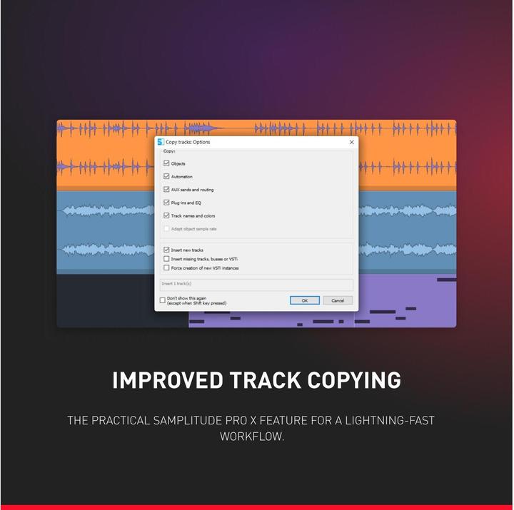 Produktbild Magix SAMPLITUDE Music Studio X8 Download Code (1 User, 1 Geräte/User, unbegrenzt)