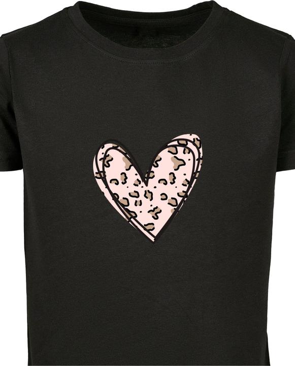 Produktbild Merchcode Valentines Day - Leopard Heart Short Sleeve Tee - 167991 (158)