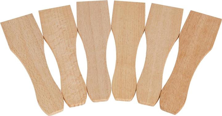 Furber Raclette-Spachtel Holz 6 Stück