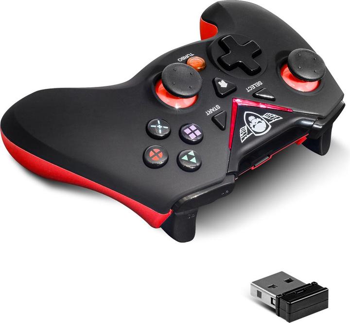 Image du produit Spirit Of Gamer SOG-RFXGP Contrôleur de jeu, USB Gamepad analogique / numérique PC, Playstation 3 (PS3, PC)