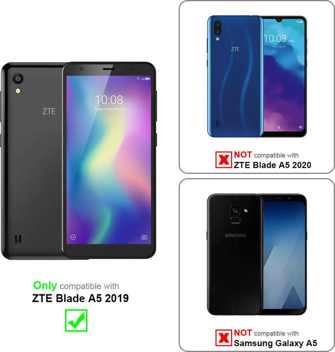 Actual product image Cadorabo Display protection glass (1 Piece, ZTE Blade A5)