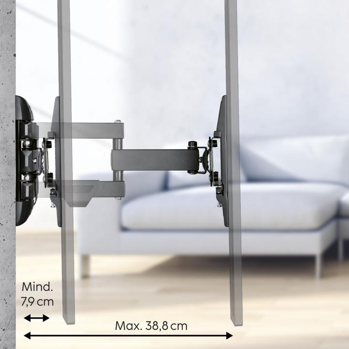 Image du produit Hama Support mural pour téléviseur (Mur, 48", 25 kg)