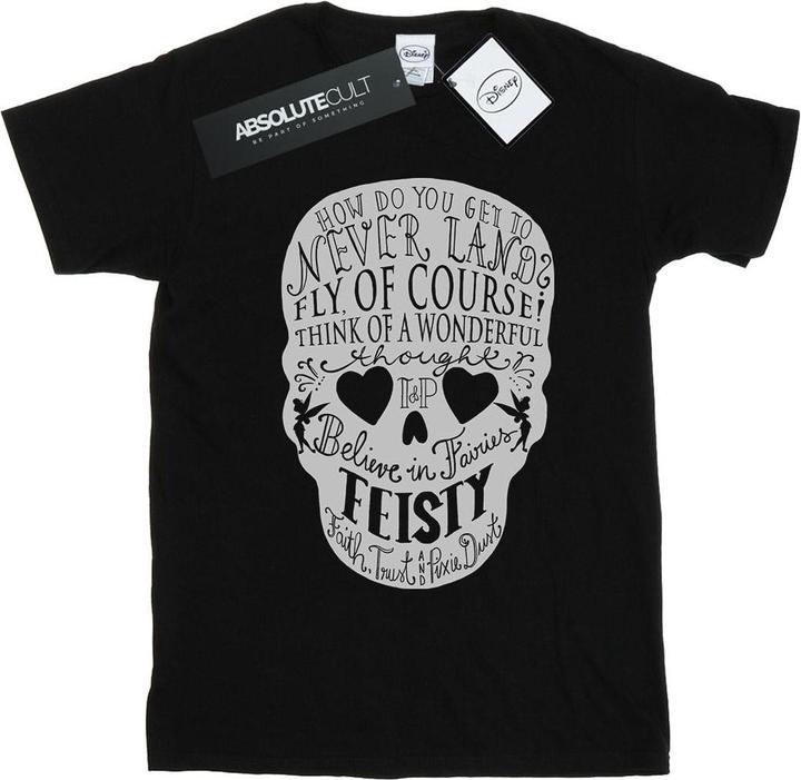Actual product image Disney Mens Tinker Bell Skull T-Shirt (3XL)
