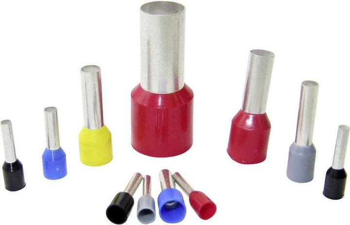 Actual product image WKK Ce 002508D Wire end ferrule 0.25 mm² Partially insulated Purple 500 pcs.