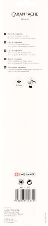 Actual product image Caran d'Ache Carpenter pencil in blister pack (HB, 3 x)