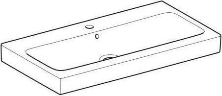 Actual product image Geberit Keramag / Washbasin iCon 90 cm white 124090000 (485 mm, 900 mm)
