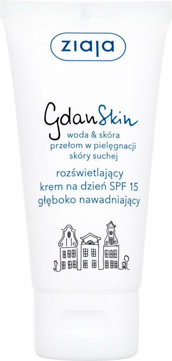 Ziaja Gdanskin Spf15 Crème Illuminatrice Jour Irrigation Profonde 50Ml (50 ml, Crème de jour)