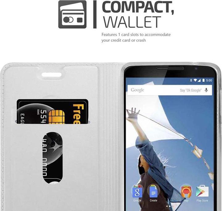 Produktbild Cadorabo Book Classy Style Cover (Google Nexus 6)